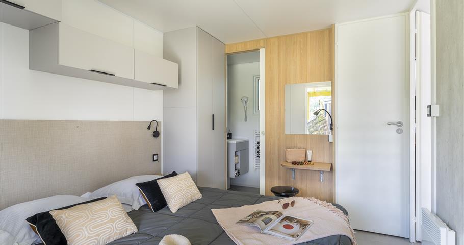 Cabane Perrosienne Premium  2ch 4p à Perros Guirec - Chambre parents 2