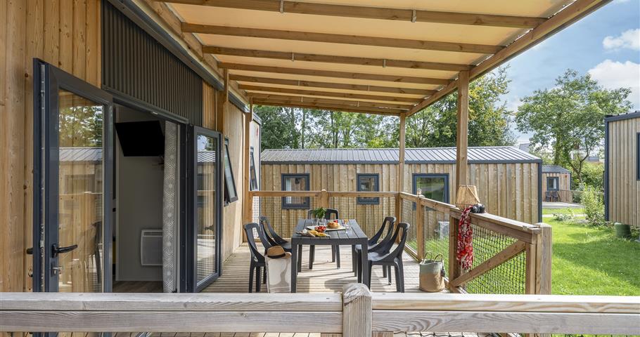 Confort 3ch 6p 2SDB à Perros Guirec au Village Perrosien Bretagne - terrasse